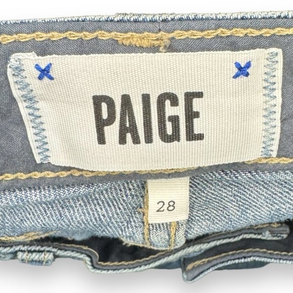 WOMEN'S PAIGE SKYLINE ANKLE PEG JEANS SIZE 28 - Picture 7 of 9